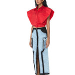 HALCYON' Draped Shirt - Kanika Goyal Label