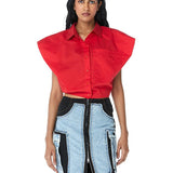 HALCYON' Draped Shirt - Kanika Goyal Label