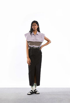 HALCYON' Draped Shirt - Kanika Goyal Label