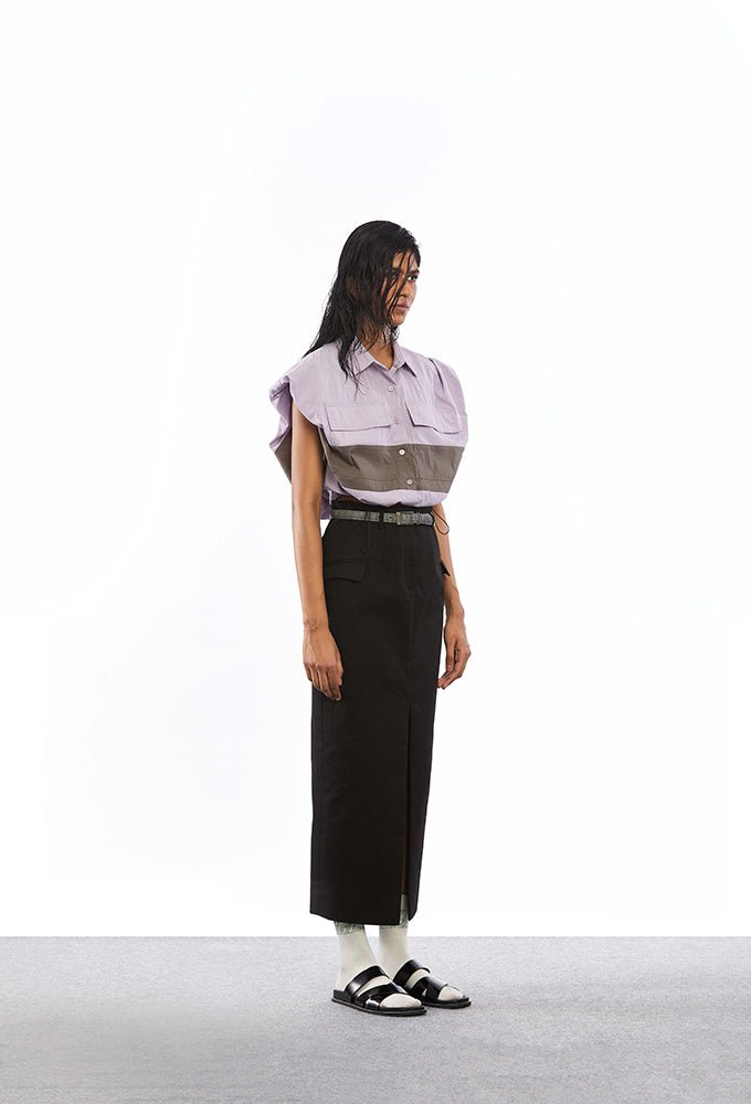 HALCYON' Draped Shirt - Kanika Goyal Label