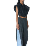 HALCYON' Draped Shirt - Kanika Goyal Label