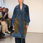 HYBRID' Denim Trench - Kanika Goyal Label