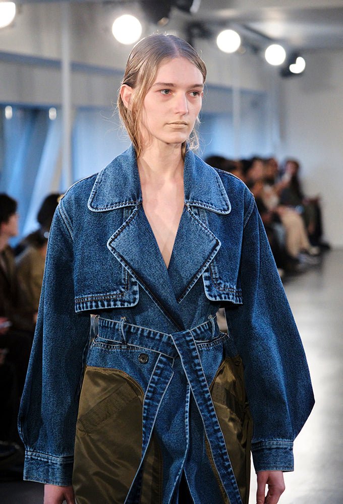 HYBRID' Denim Trench - Kanika Goyal Label