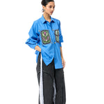 'INKRUNE' BLUE SHIRT - Kanika Goyal Label