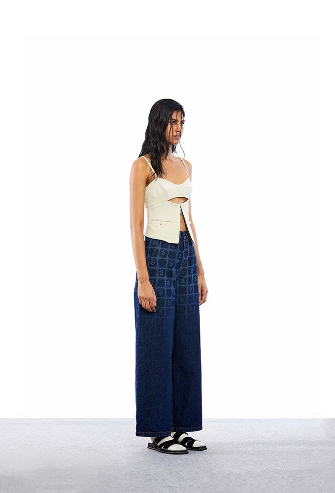 K.' Denim Pants - Kanika Goyal Label