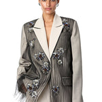 'KAELIS’ Embellished Blazer - Kanika Goyal Label