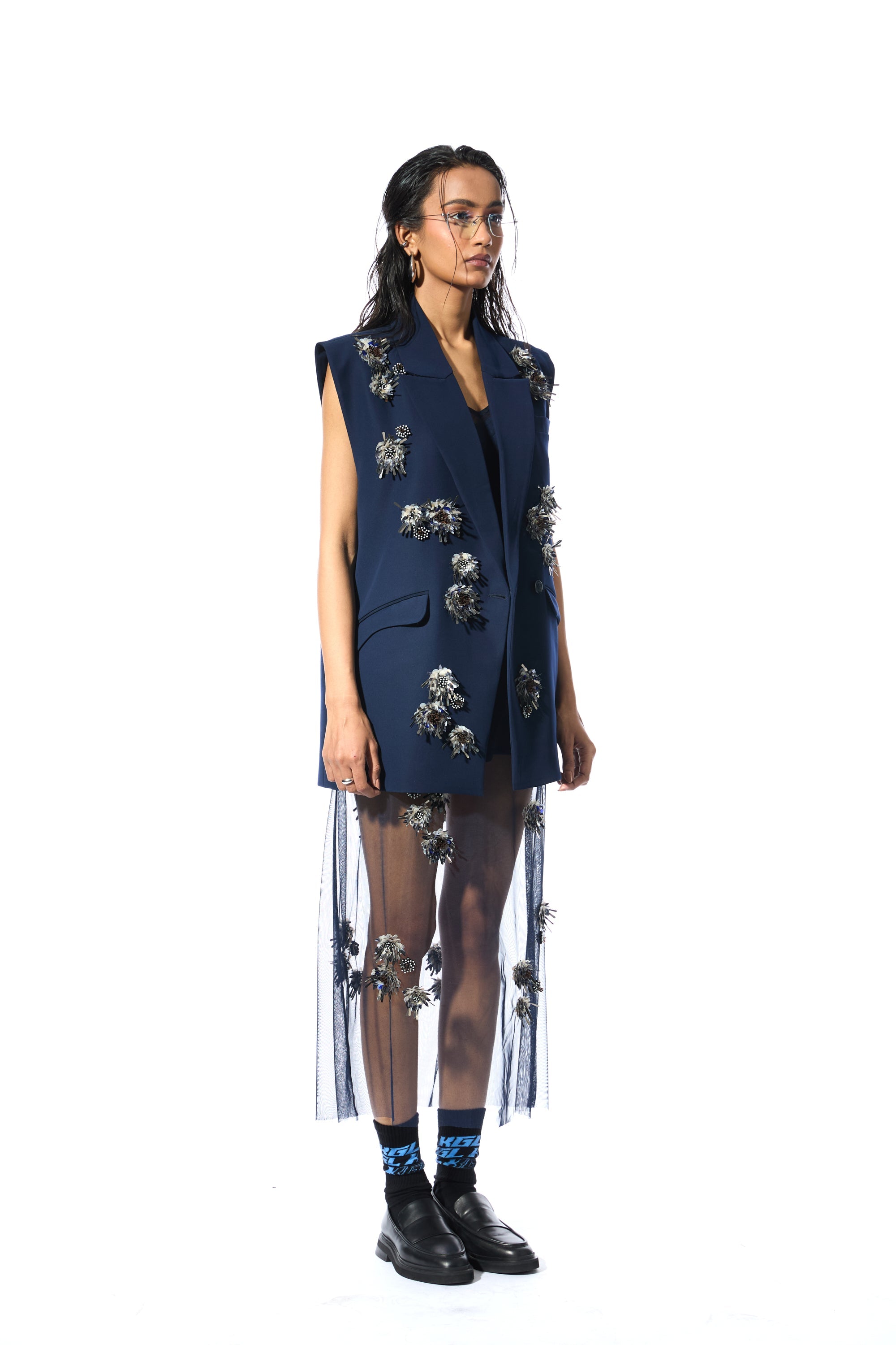 'KAELIS' EMBELLISHED DRESS - Kanika Goyal Label