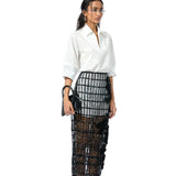 'KAIRIS' EMBELLISHED SKIRT - Kanika Goyal Label