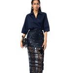 'KAIRIS' EMBELLISHED SKIRT - Kanika Goyal Label