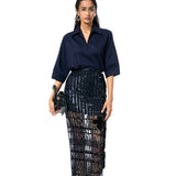 'KAIRIS' EMBELLISHED SKIRT - Kanika Goyal Label