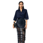 'KAIRIS' EMBELLISHED SKIRT - Kanika Goyal Label