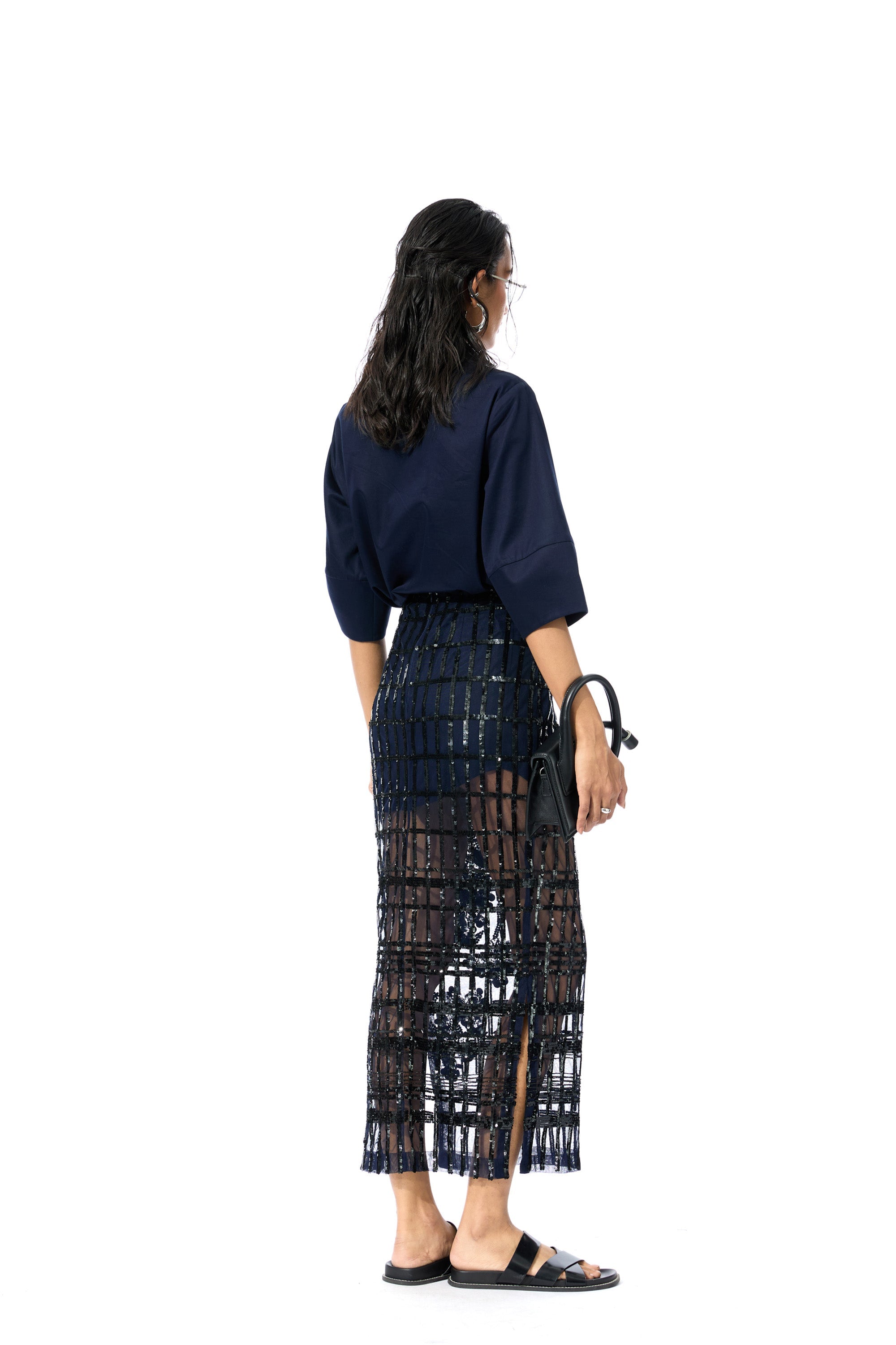 'KAIRIS' EMBELLISHED SKIRT - Kanika Goyal Label