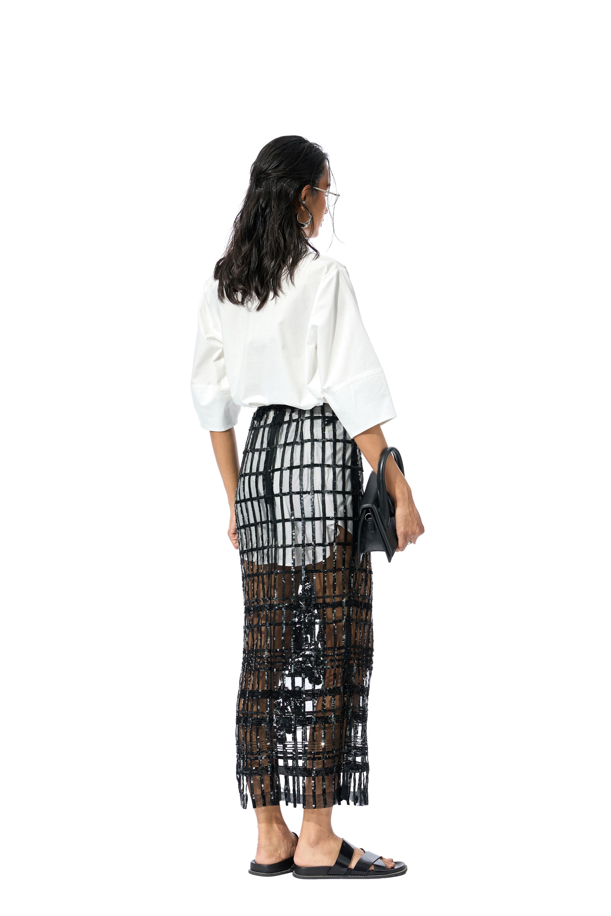 'KAIRIS' EMBELLISHED SKIRT - Kanika Goyal Label