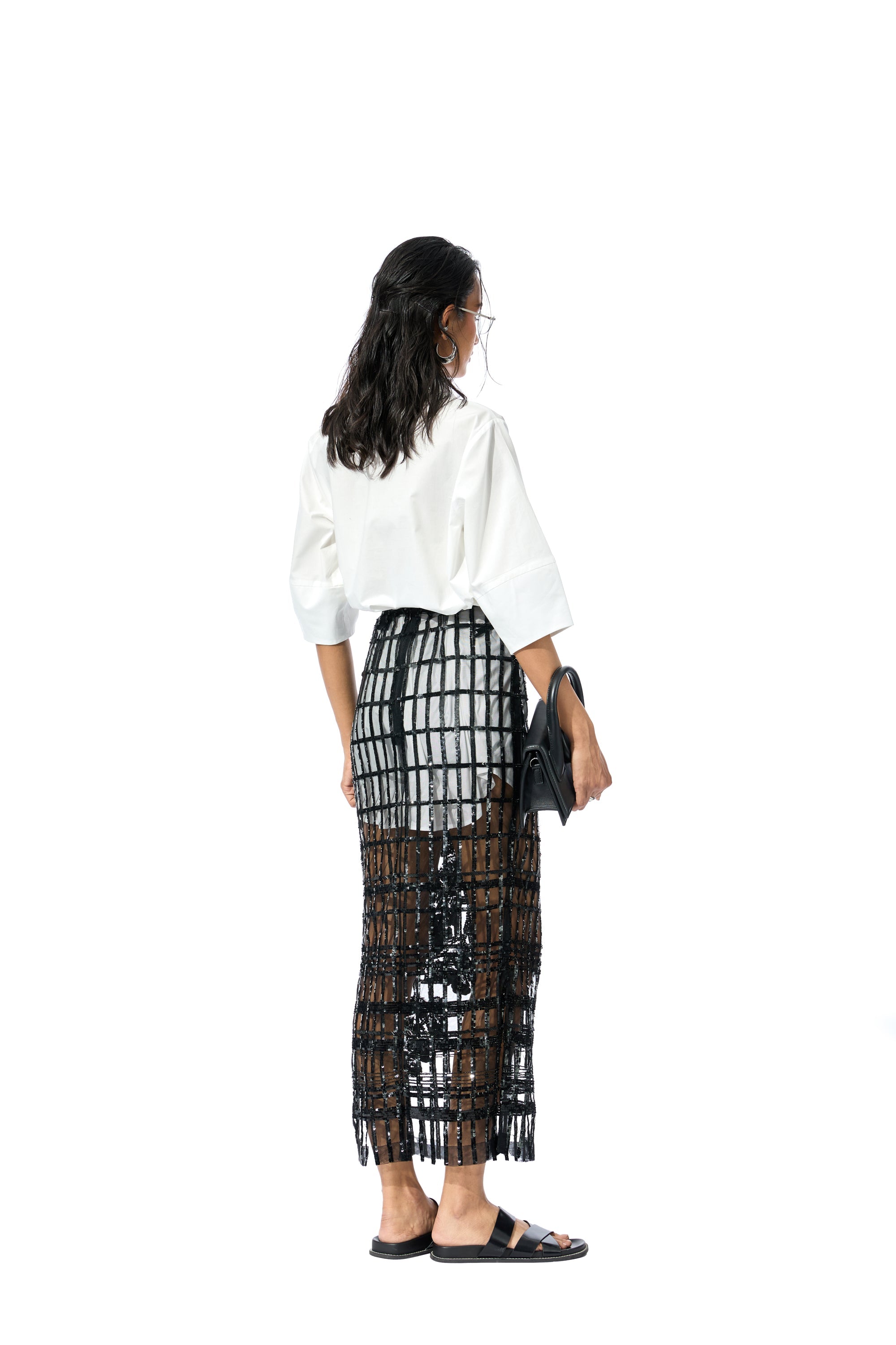 'KAIRIS' EMBELLISHED SKIRT - Kanika Goyal Label