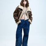 LEON' Shearling Jacket - Kanika Goyal Label