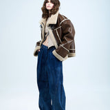 LEON' Shearling Jacket - Kanika Goyal Label