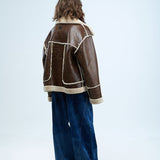 LEON' Shearling Jacket - Kanika Goyal Label