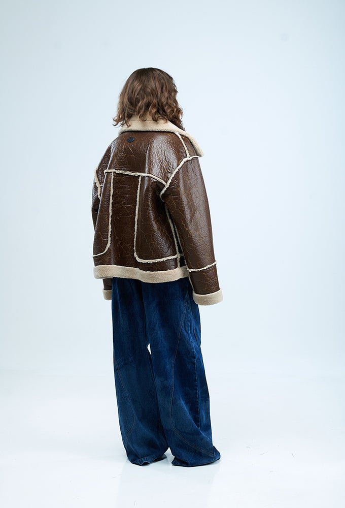 LEON' Shearling Jacket - Kanika Goyal Label