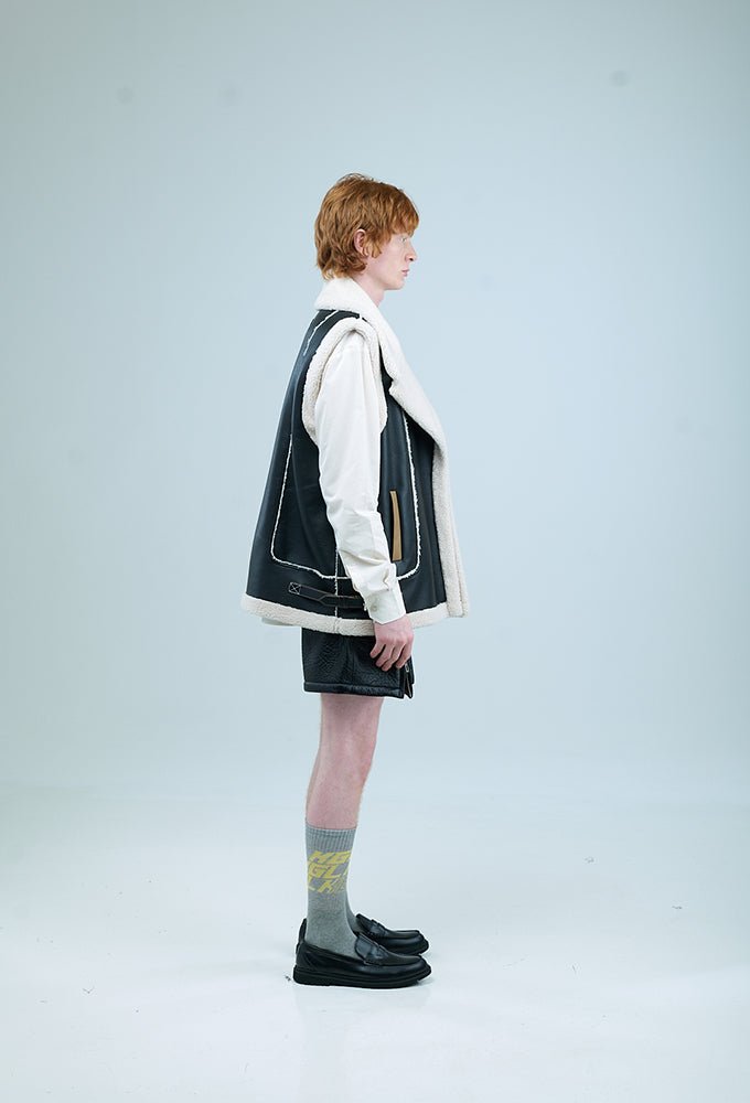 LEON' Shearling Vest - Kanika Goyal Label