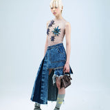 LINA' Denim Skirt - Kanika Goyal Label