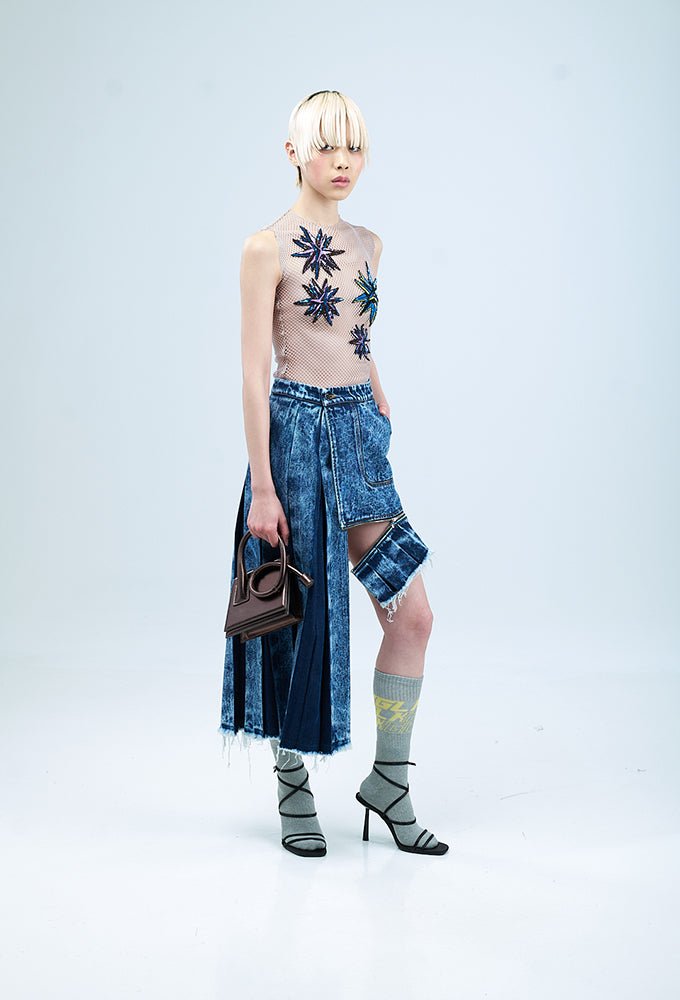 LINA' Denim Skirt - Kanika Goyal Label