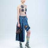 LINA' Denim Skirt - Kanika Goyal Label