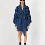 ‘LYSETHIA’ DENIM TRENCH - Kanika Goyal Label