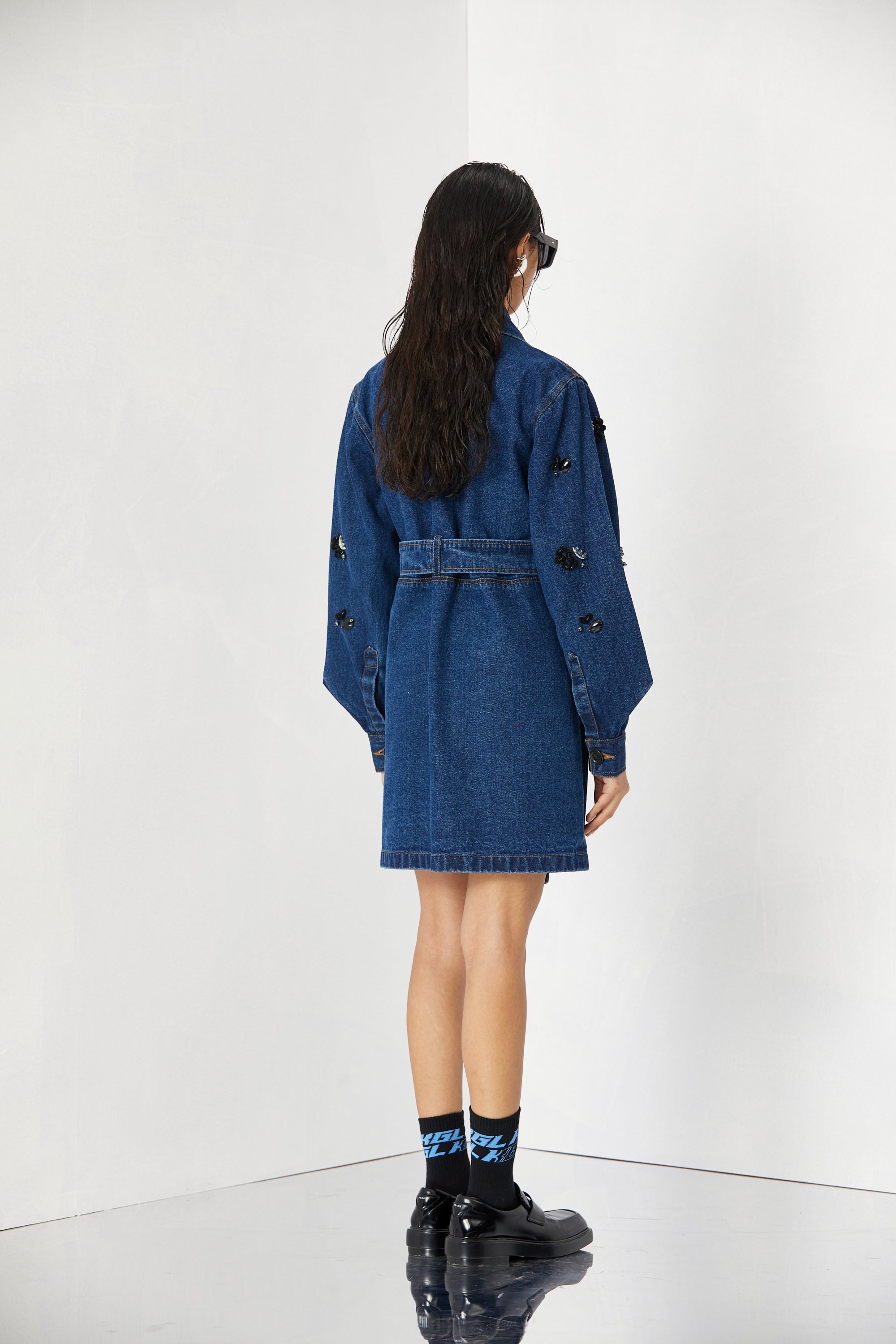 ‘LYSETHIA’ DENIM TRENCH - Kanika Goyal Label