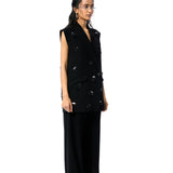 'LYSETHIA' EMBELLISHED VEST - Kanika Goyal Label