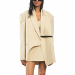 MABLE' Asymmetrical Blazer - Kanika Goyal Label