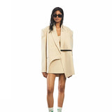 MABLE' Asymmetrical Blazer - Kanika Goyal Label