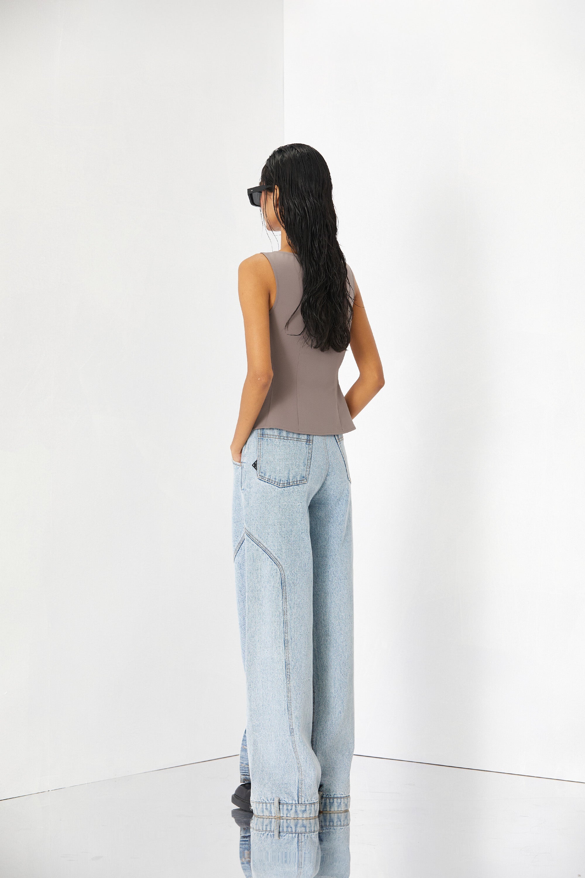 'MARAÉ' ASYMMETRIC TOP - Kanika Goyal Label