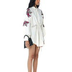 MEI' Embellished Shirt Dress - Kanika Goyal Label