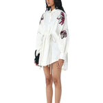 MEI' Embellished Shirt Dress - Kanika Goyal Label