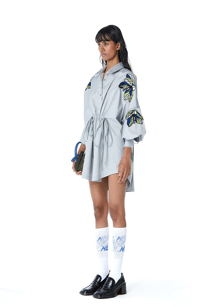 MEI' Embellished Shirt Dress - Kanika Goyal Label