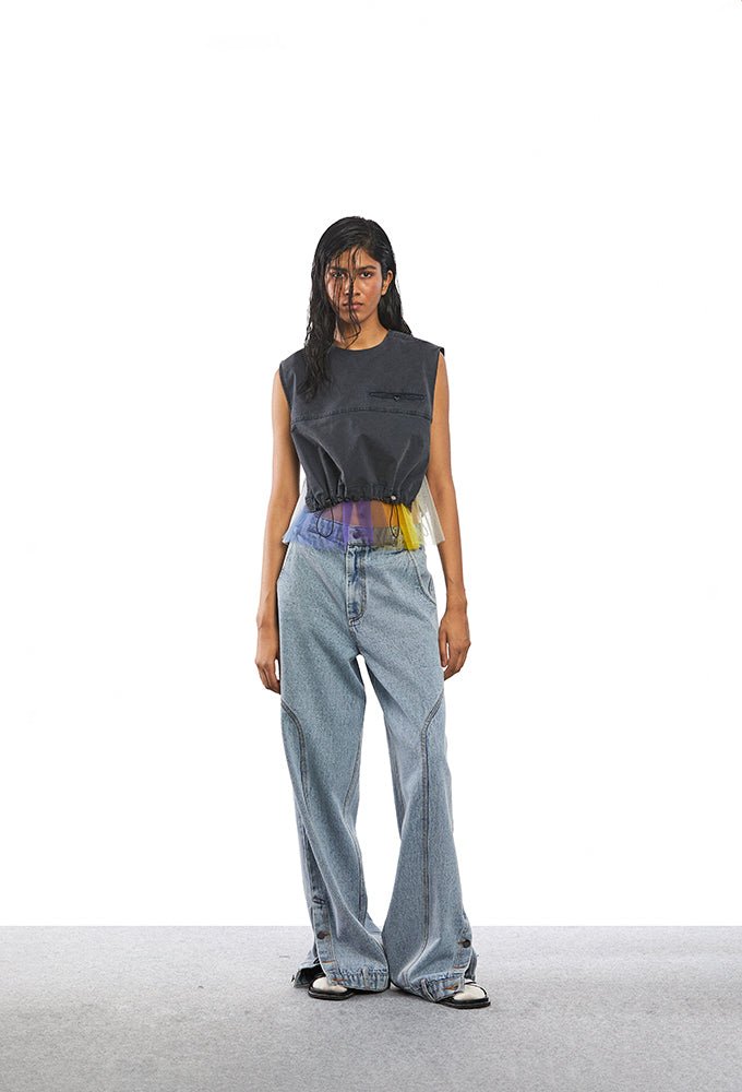 MERIS' Denim Pants - Kanika Goyal Label