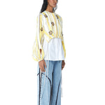 MILA' Embellished Overlay Shirt - Kanika Goyal Label