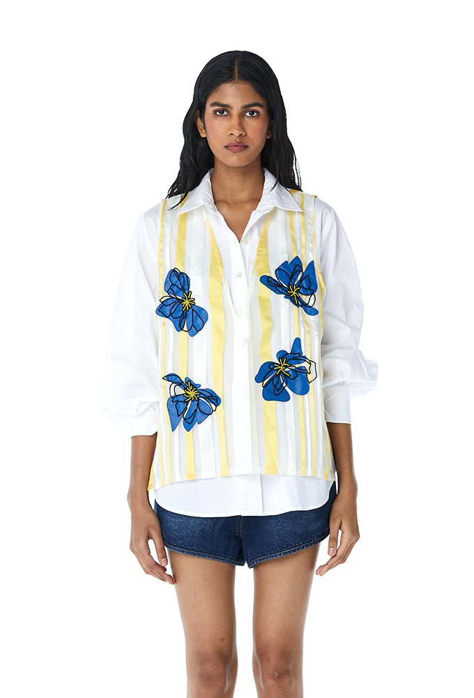 MILA' Embellished Shirt - Kanika Goyal Label