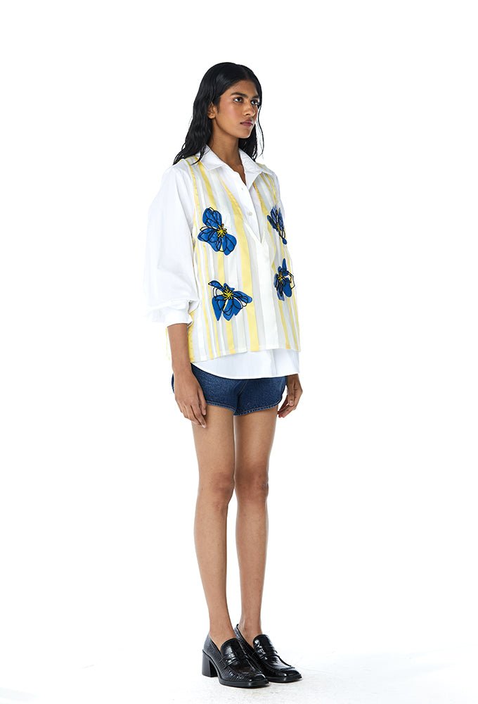 MILA' Embellished Shirt - Kanika Goyal Label