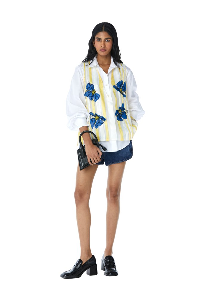 MILA' Embellished Shirt - Kanika Goyal Label