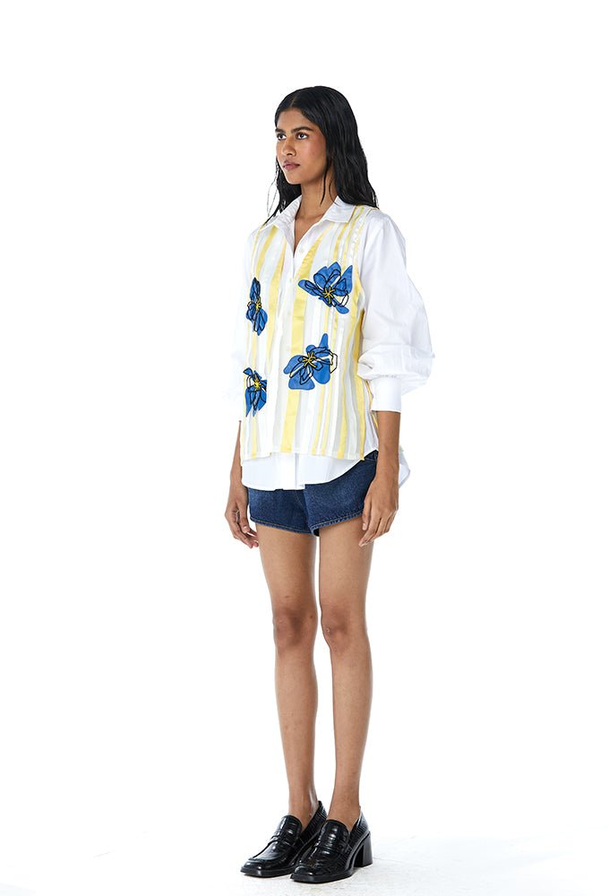 MILA' Embellished Shirt - Kanika Goyal Label