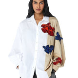 NIA' Embellished Shirt - Kanika Goyal Label