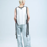 NOA' Metallic Cargo Pants - Kanika Goyal Label