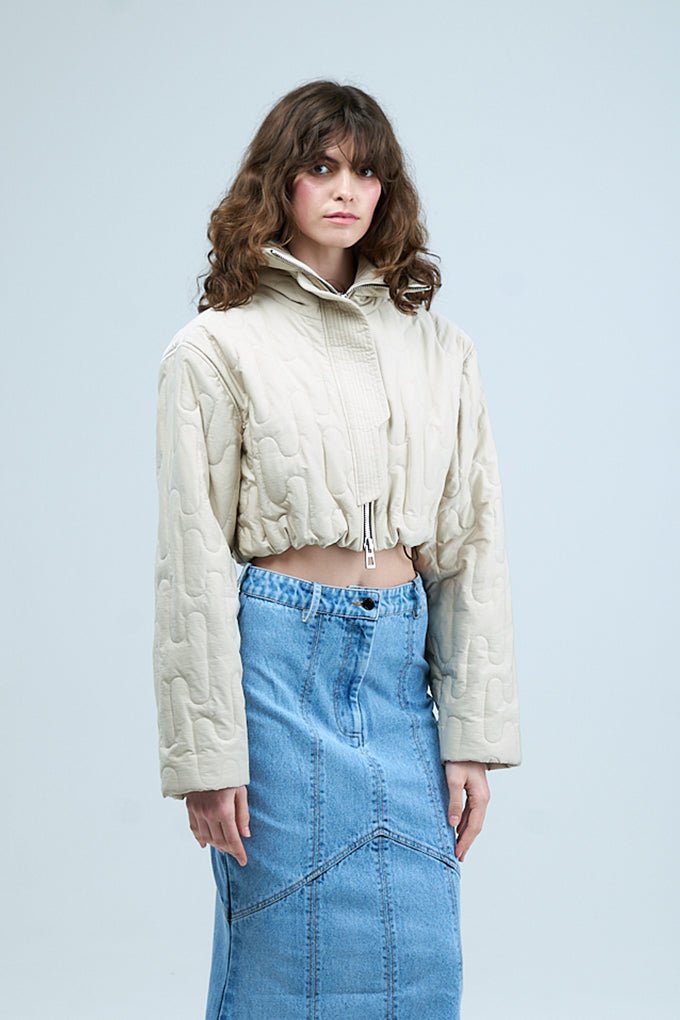 NORA' Cropped Puffer - Kanika Goyal Label