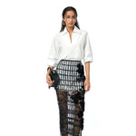 OFF WHITE SHIRT DRESS - Kanika Goyal Label