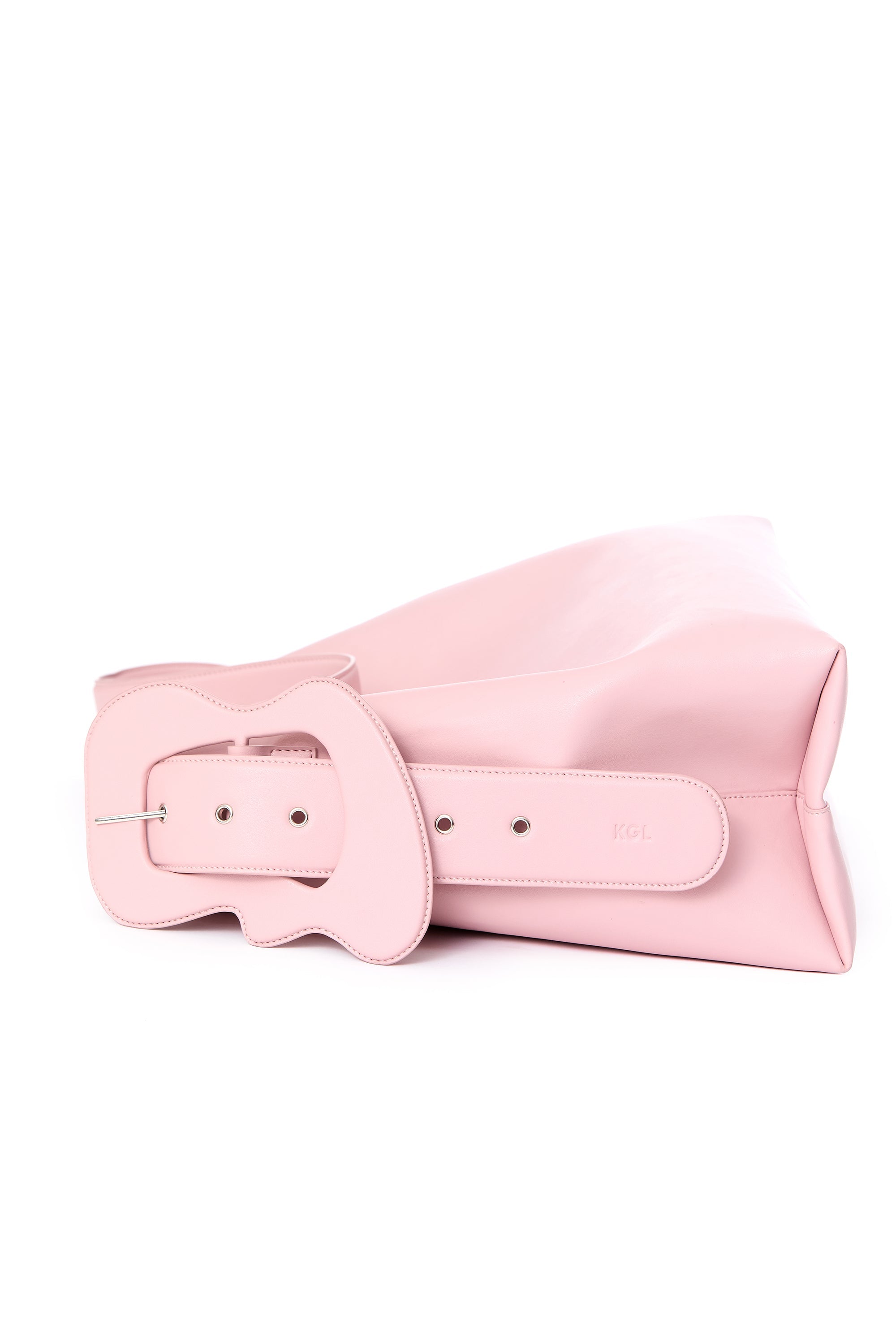 'PINK NEXI' Buckle Bag - Kanika Goyal Label