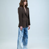 RUE' Cinched Blazer - Kanika Goyal Label