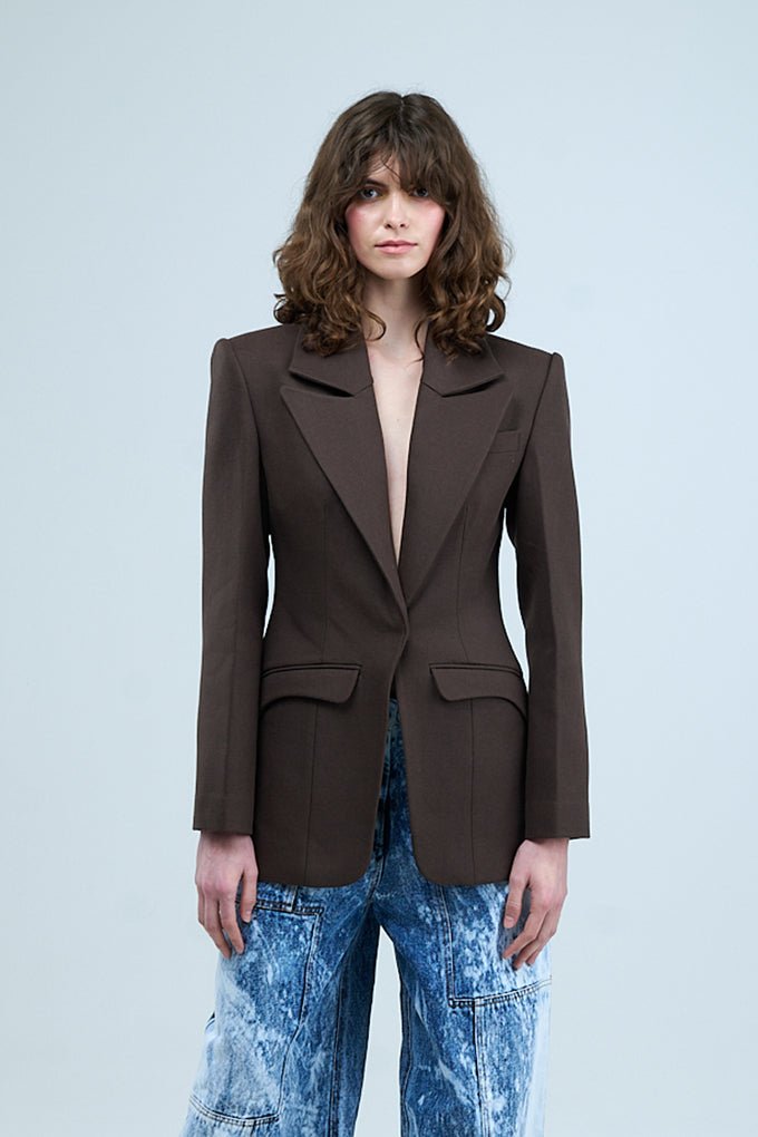 RUE' Cinched Blazer - Kanika Goyal Label