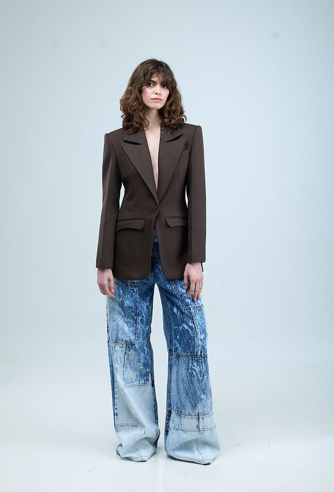 RUE' Cinched Blazer - Kanika Goyal Label