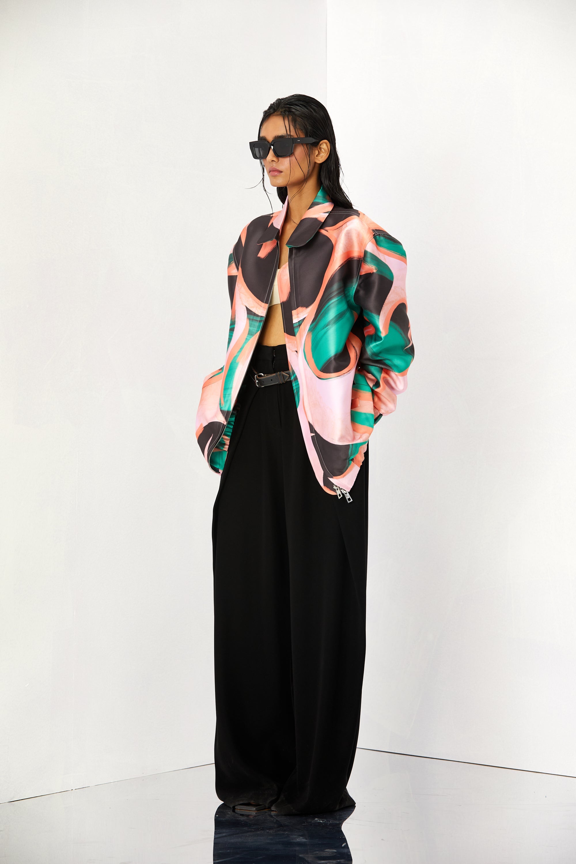 ‘SEAGLASS’ BOMBER - Kanika Goyal Label